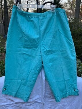 Croft & Barrow Women Y2K Stretch Capri Pants Plus Size 3X
